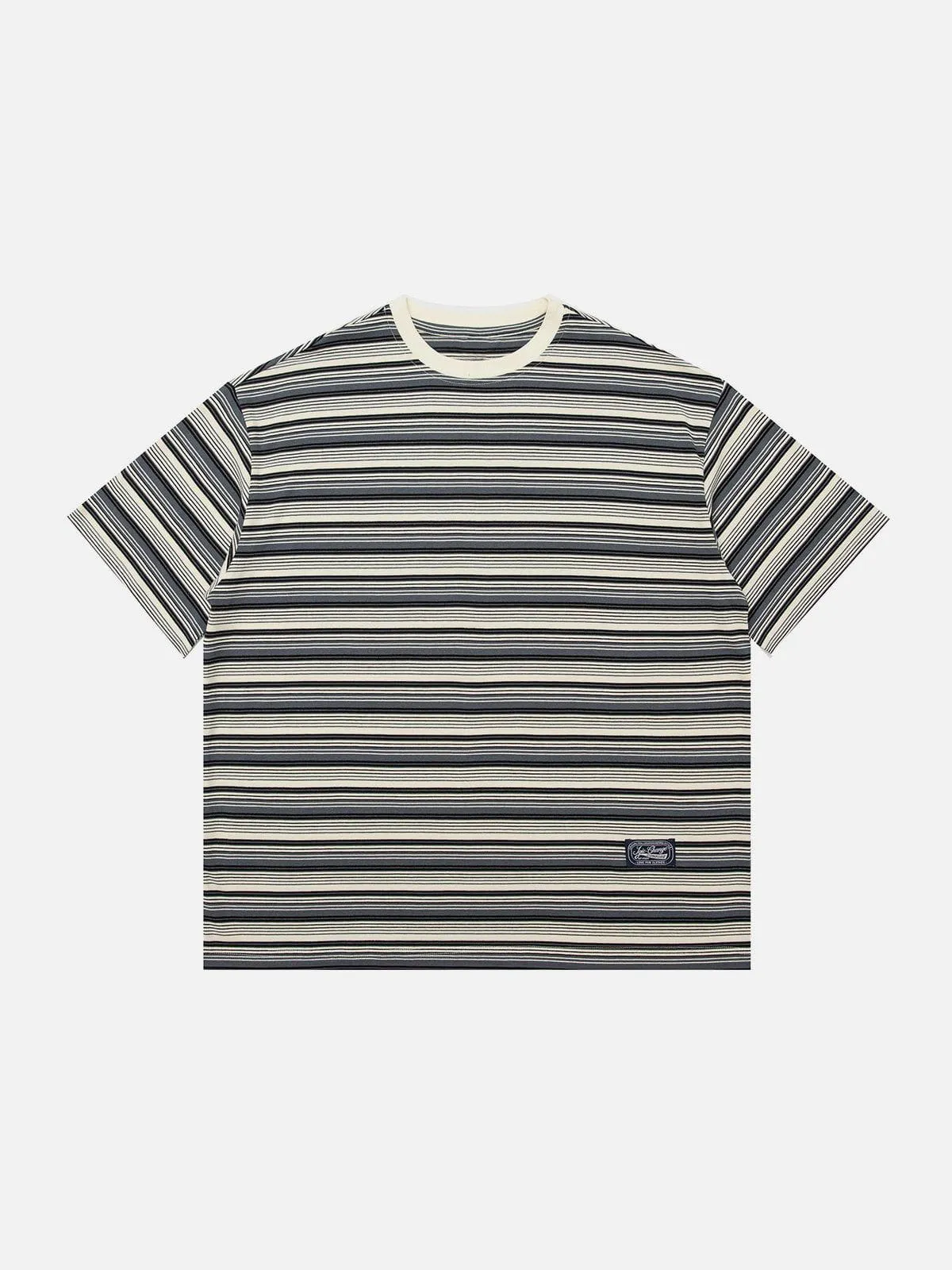 AlanBalen® - Color Clash Stripes Tee