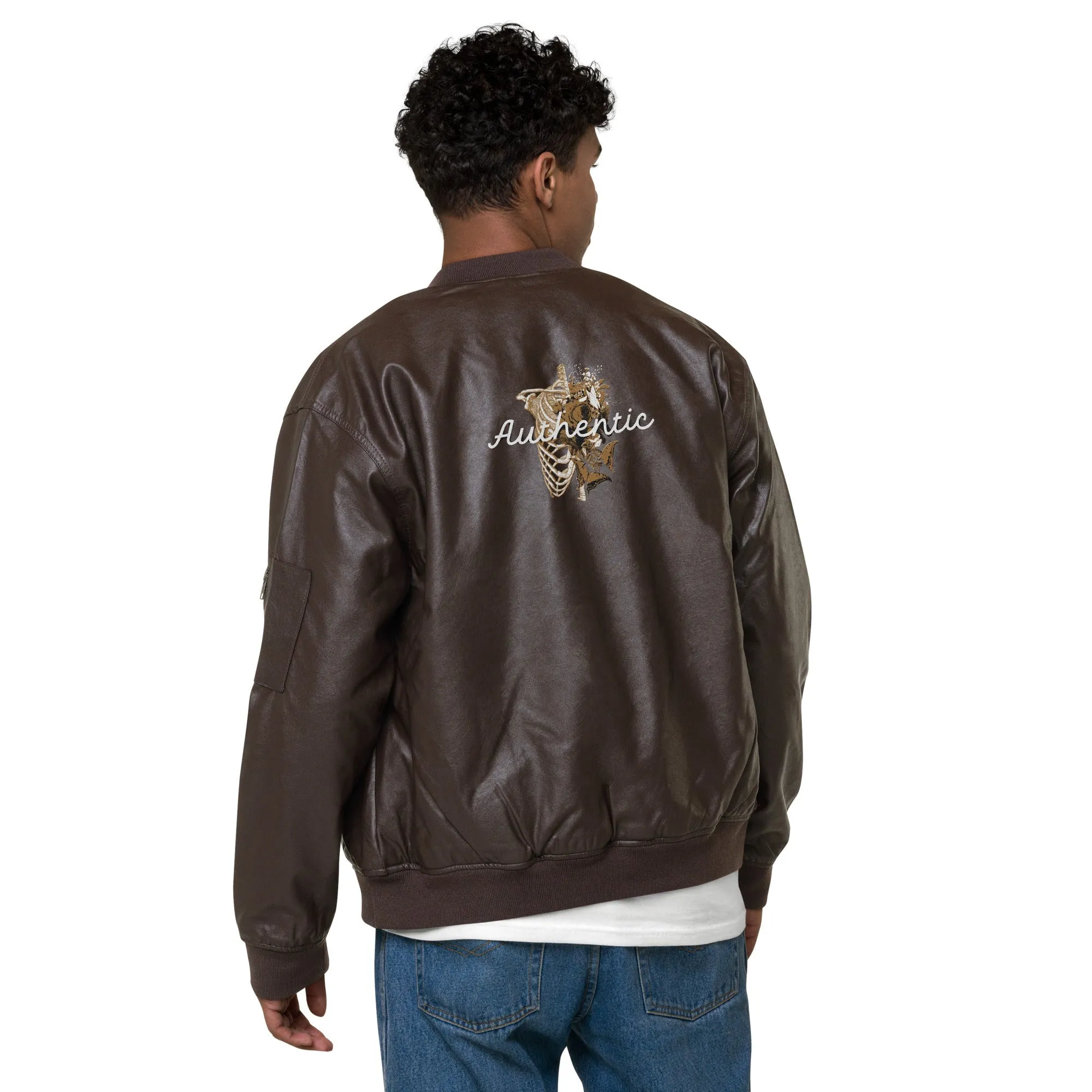 Authentic Faux Leather Jacket