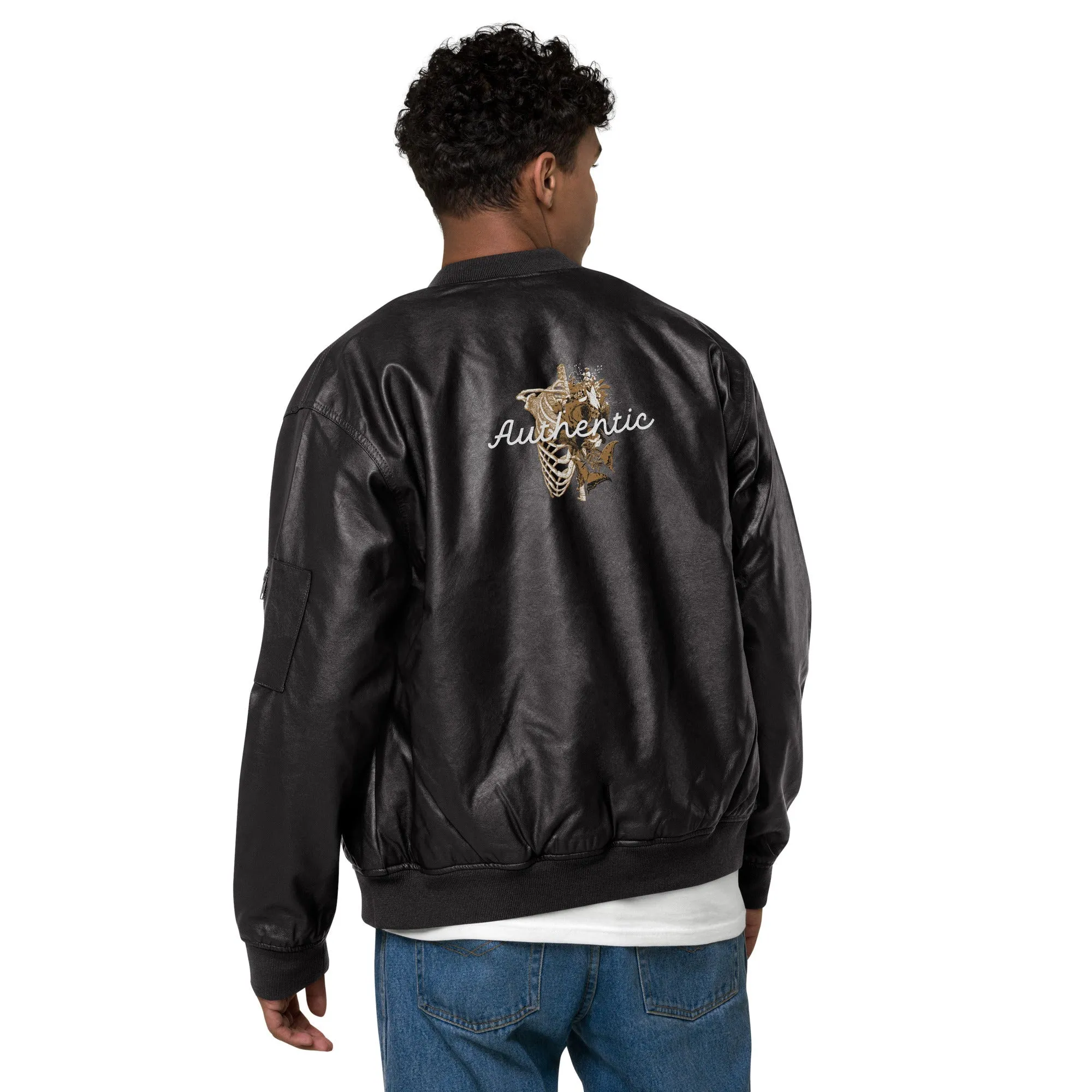Authentic Faux Leather Jacket