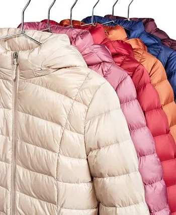 Charter Club Women's Packable Hooded Down Puffer Coat, Created for Macy's