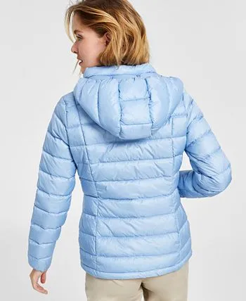 Charter Club Women's Packable Hooded Down Puffer Coat, Created for Macy's