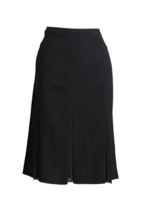 High Rise Flared Skirt in Black
