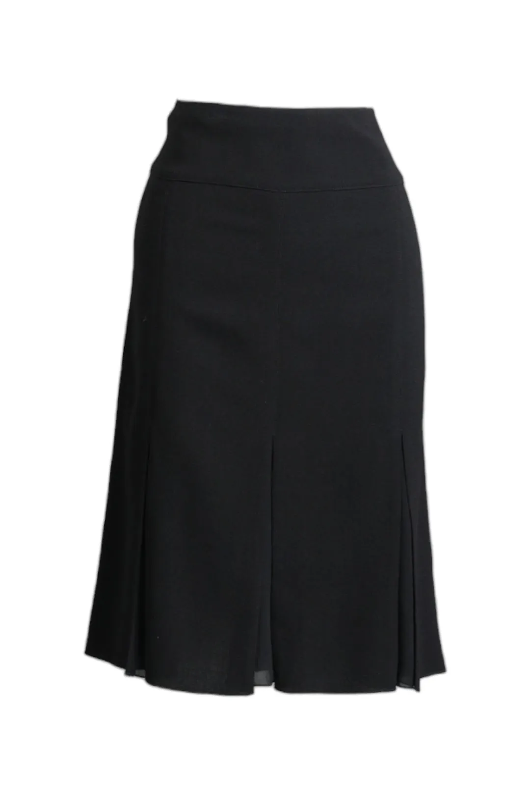 High Rise Flared Skirt in Black