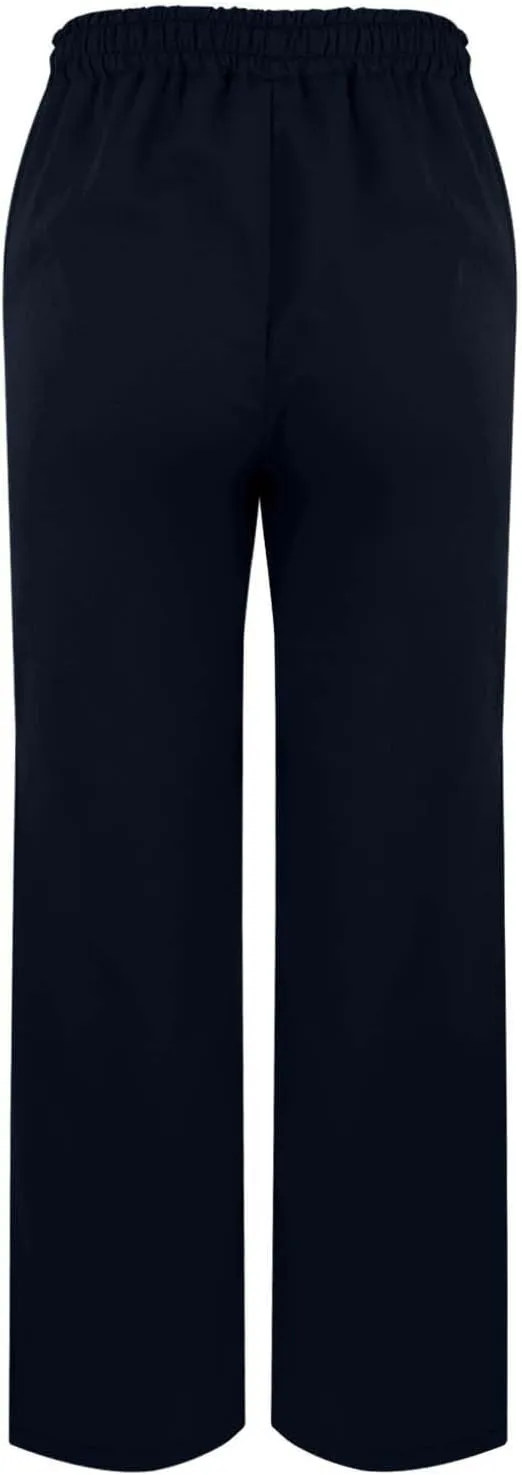 Linen Pants for Women 2025 Summer Casual Loose Flowy Beach Pants,Elastic High Waist Straight Leg Pant with Pockets
