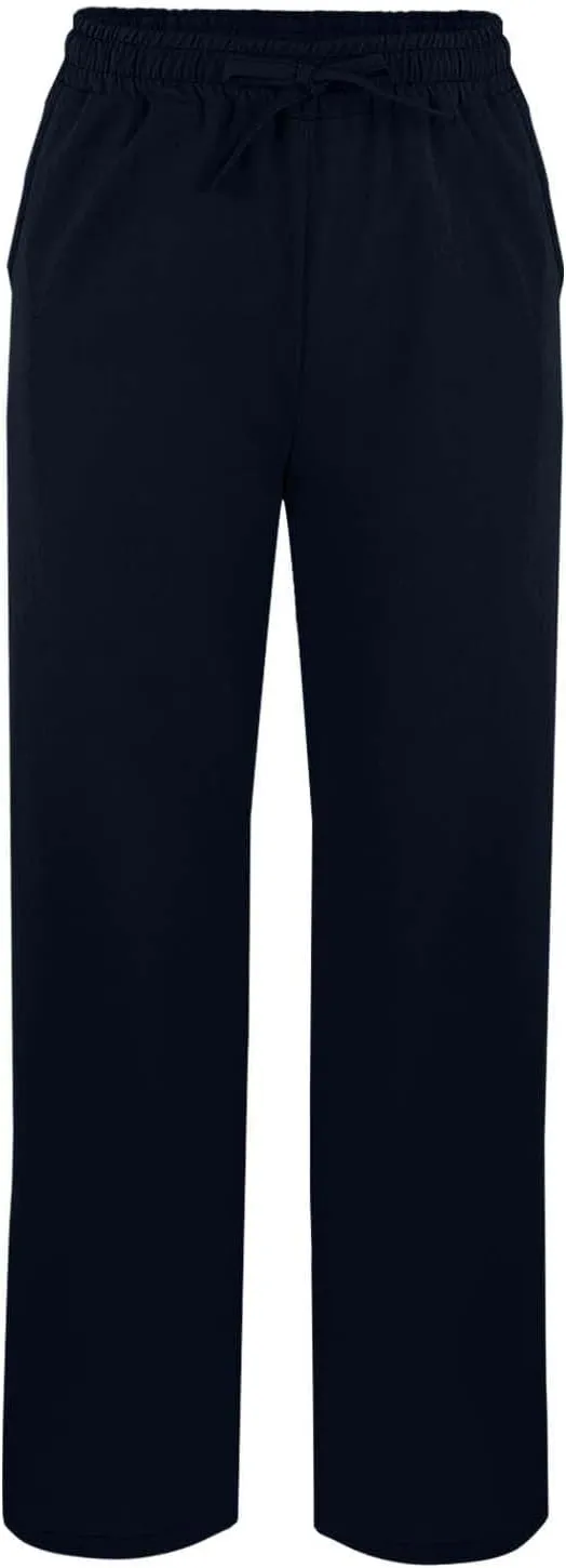 Linen Pants for Women 2025 Summer Casual Loose Flowy Beach Pants,Elastic High Waist Straight Leg Pant with Pockets