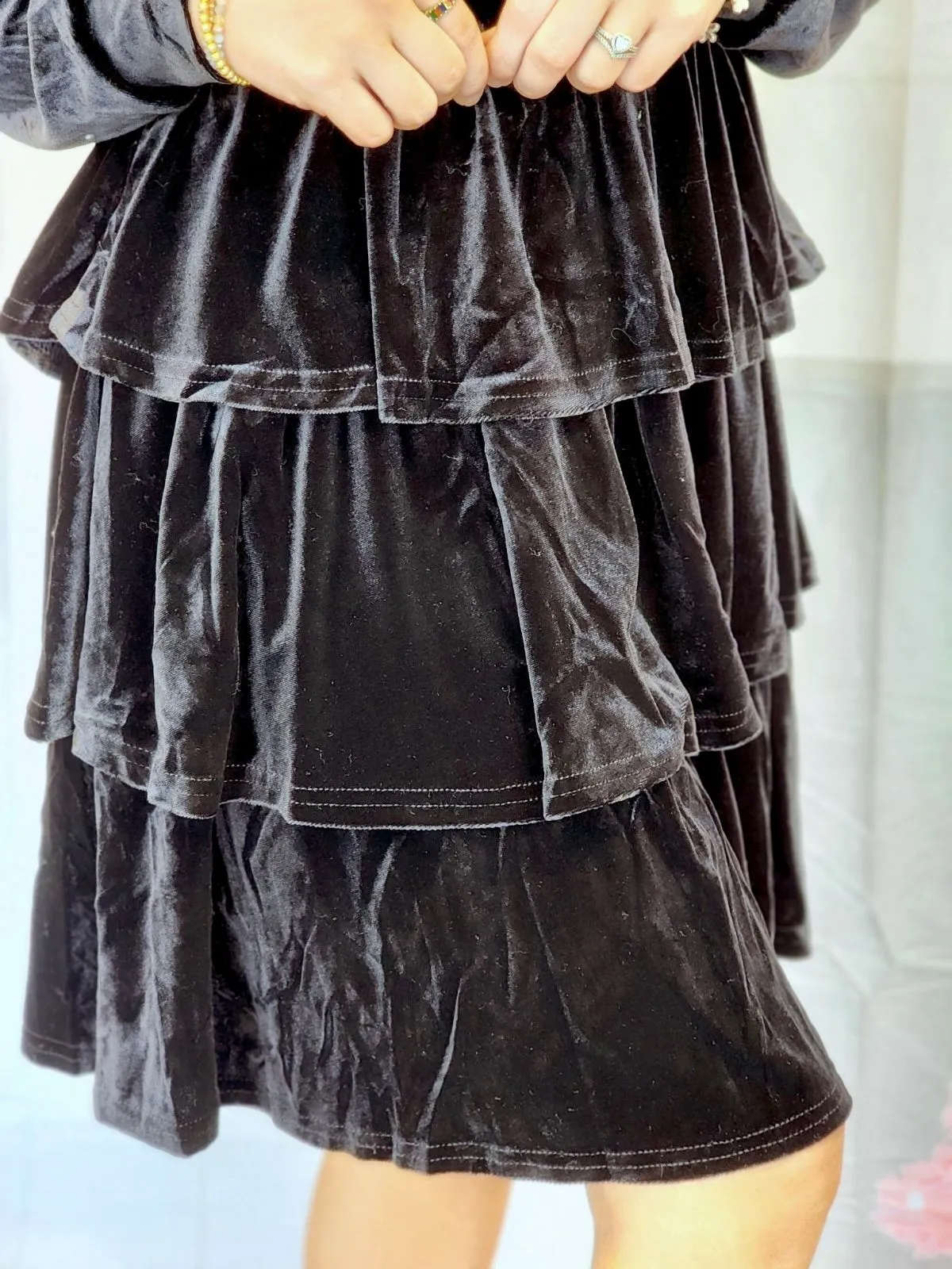 Luxurious Statement Velvet Dress