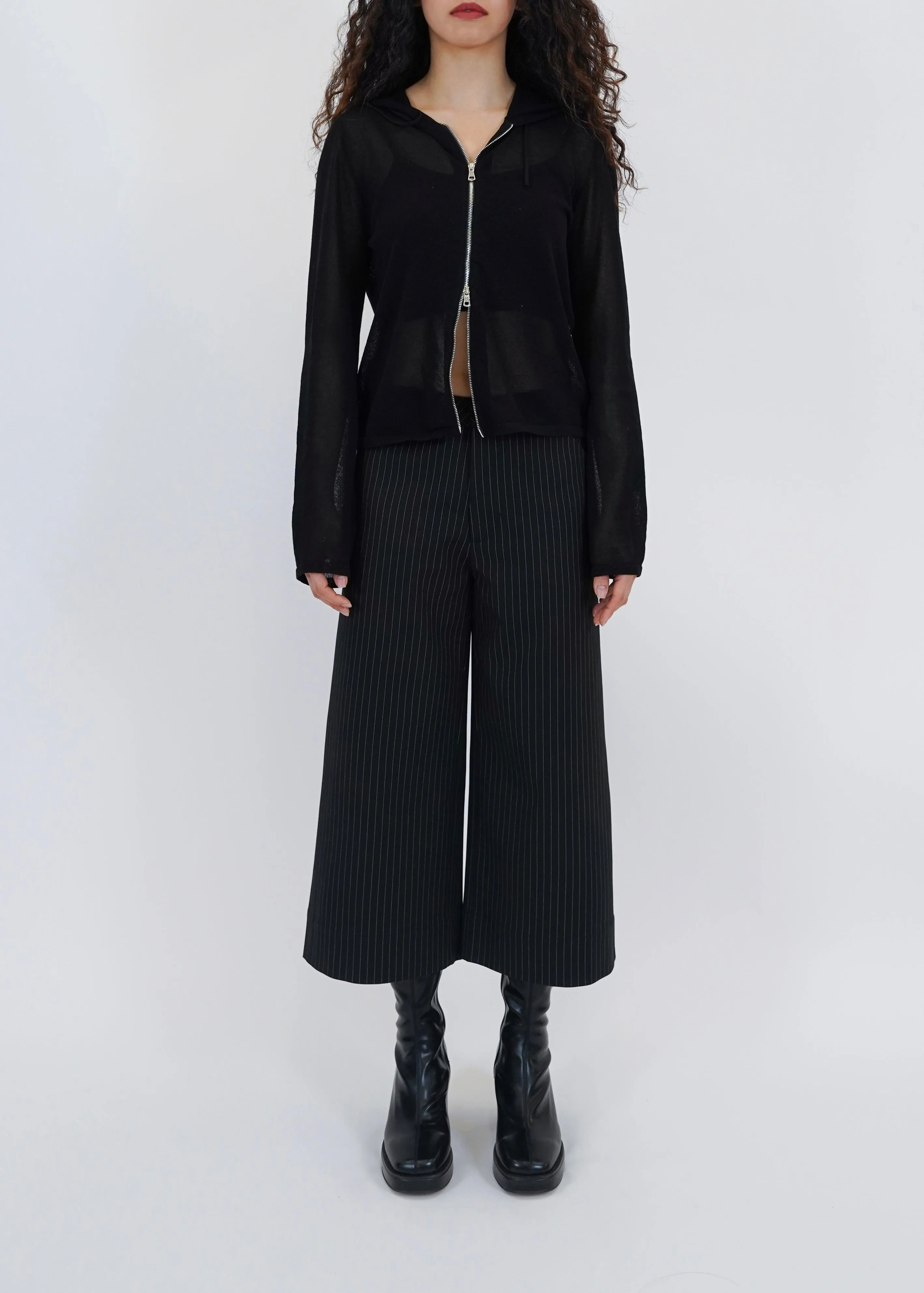 MADE IN IS A LIE BONDED STRIPE CULOTTES