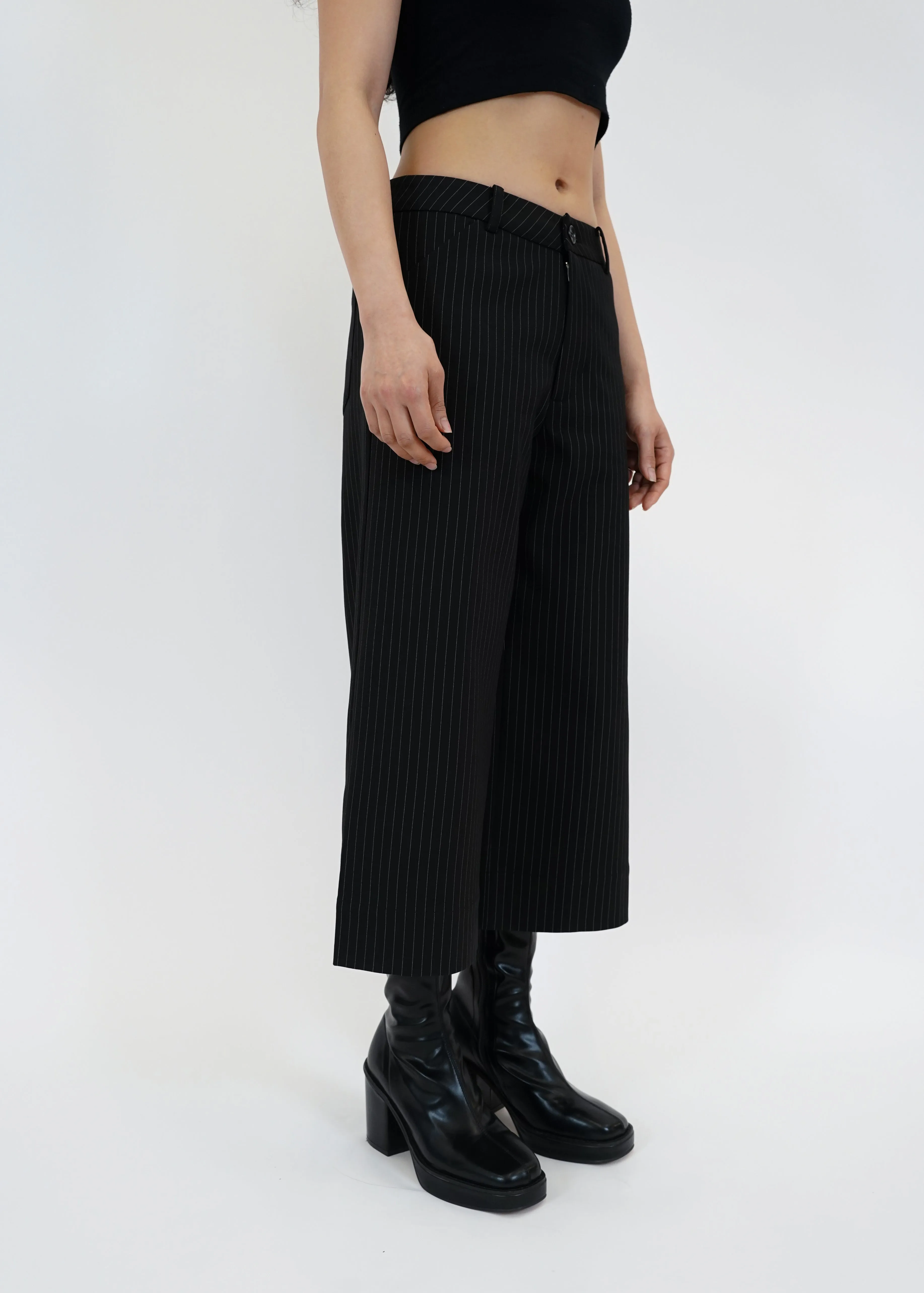 MADE IN IS A LIE BONDED STRIPE CULOTTES