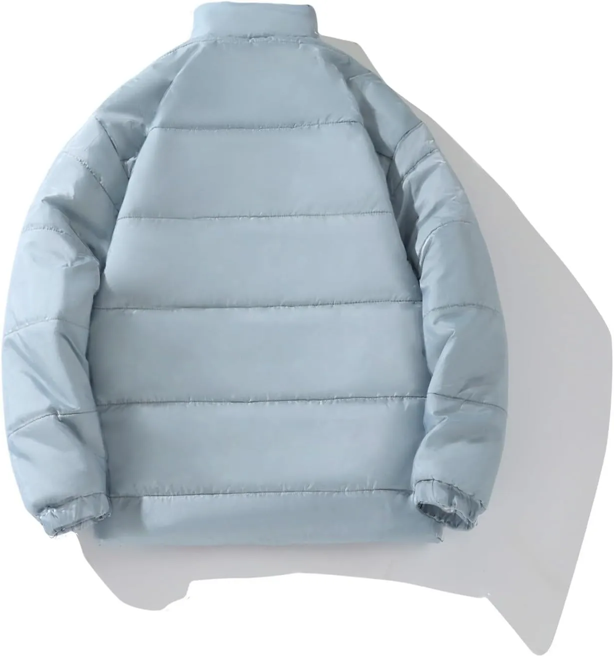 Men's Winter Puffer Jacket Thicken Cotton Down Coat Essentials Lightweight Jacket Travel Padded Jacket