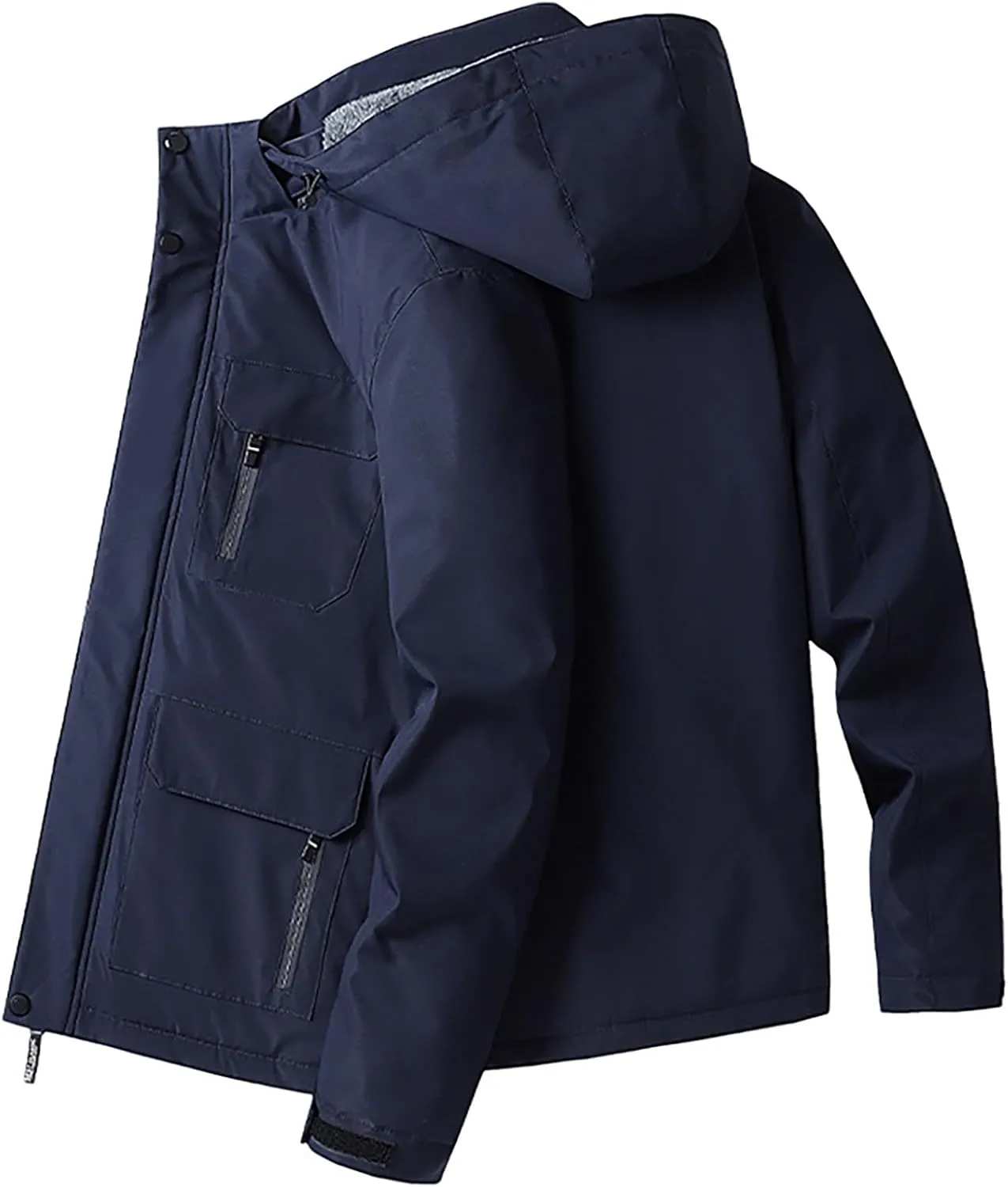 Men's Winter Skiing Jackets Fleece Warm Waterproof Thickened Softshell Jacket Insulated Thermal Windbreaker Parka