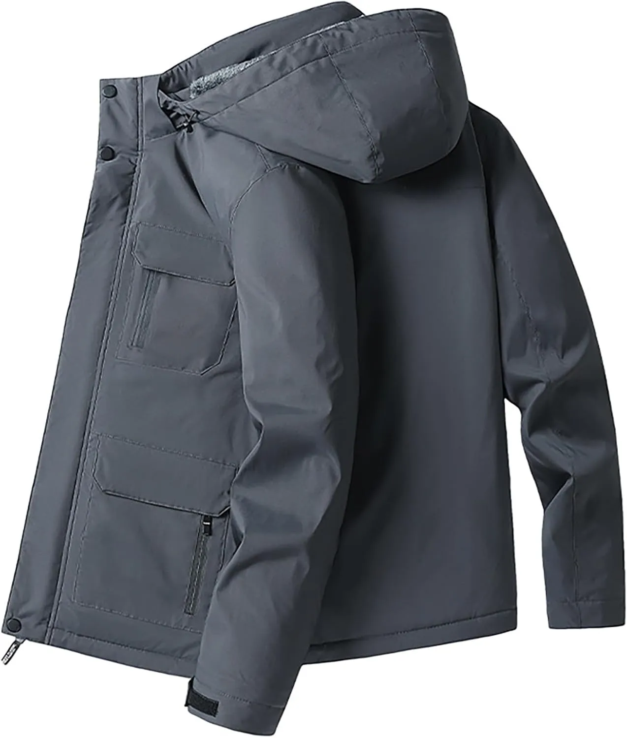 Men's Winter Skiing Jackets Fleece Warm Waterproof Thickened Softshell Jacket Insulated Thermal Windbreaker Parka