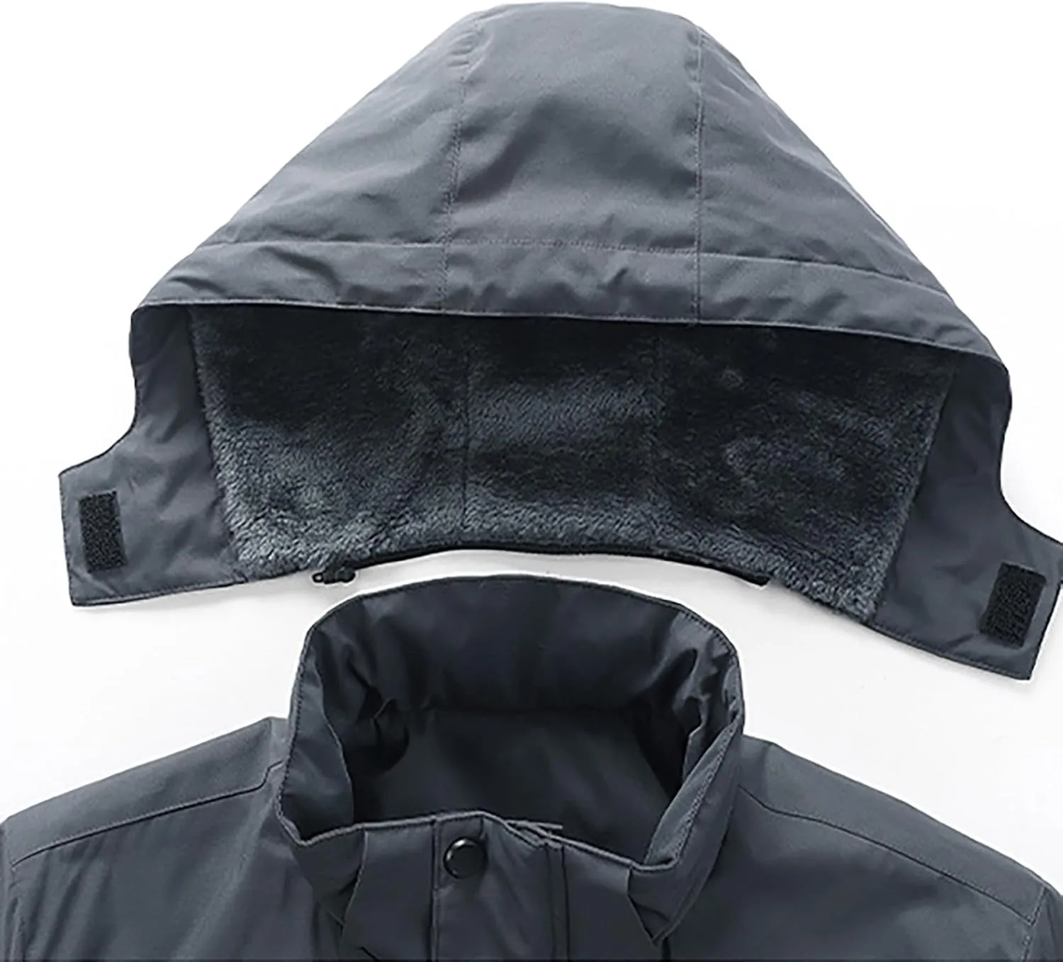 Men's Winter Skiing Jackets Fleece Warm Waterproof Thickened Softshell Jacket Insulated Thermal Windbreaker Parka