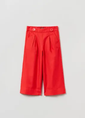 OVS Kids Girl Cotton And Lyocell Culottes