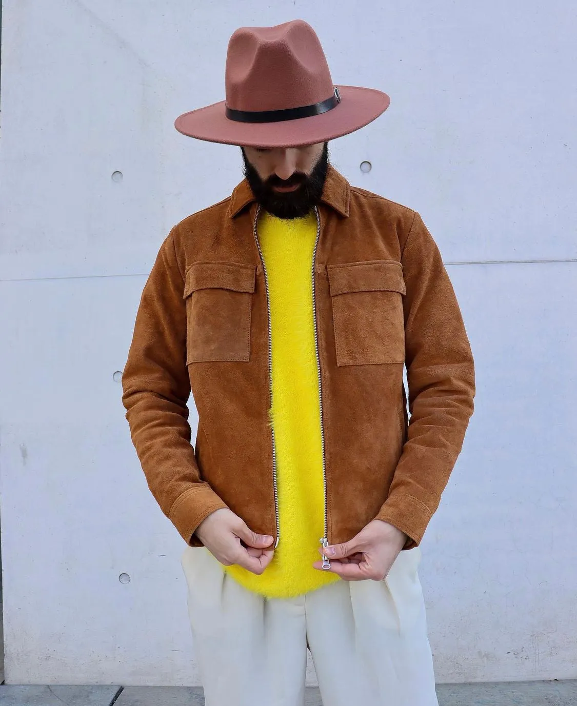 Rick suede copper