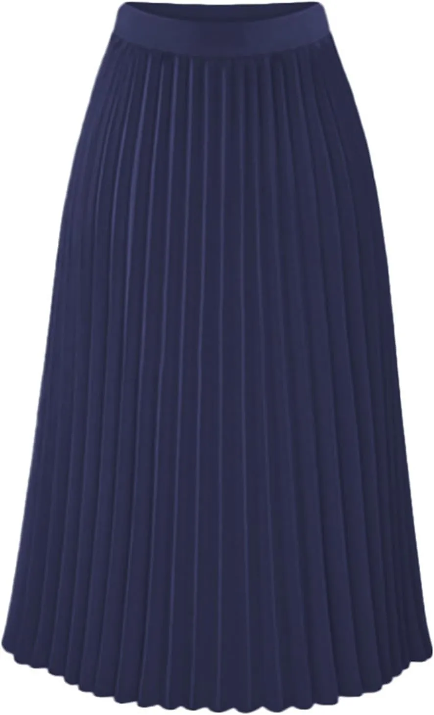Womens Pleated Maxi Skirts High Waist Swing Boho Skirt Chiffon A-line Long Dress 2025 Elegant Dressy Casual Dresses