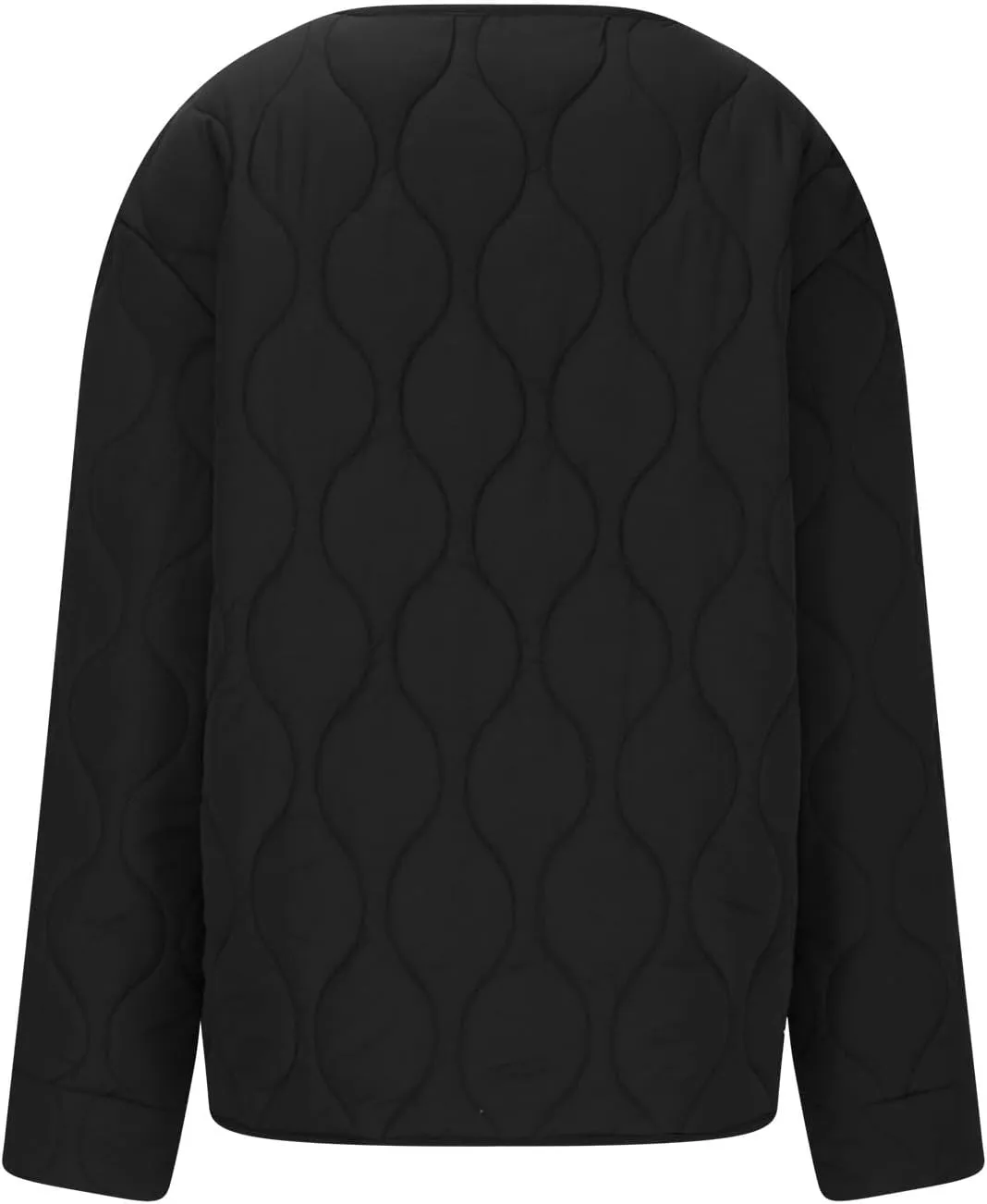 Women's Quilted Jackets Lightweight Puffer Jacket Loose Button Down Cardigan Outerwear Down Coats for Fall and Winter