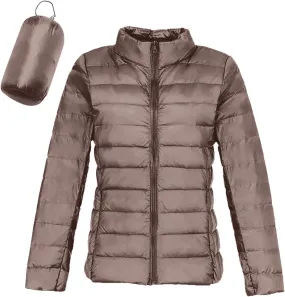 Women's Winter Down Long Jacket Thickened Puffer Warm Coat Warm Packable Down Jackets Slim Fit Hooded Jacket